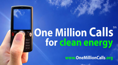 One Million Calls for Clean Energy Logo