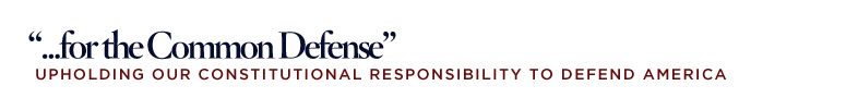 For the Common Defense Logo