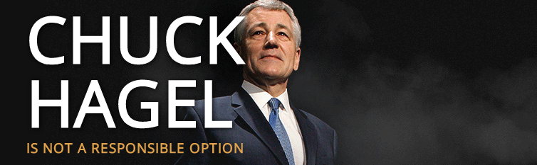 Chuck Hagel Is Not A Responsible Option Logo